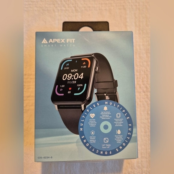 Apex Accessories - Apex Fit Smart Watch, new unopened box